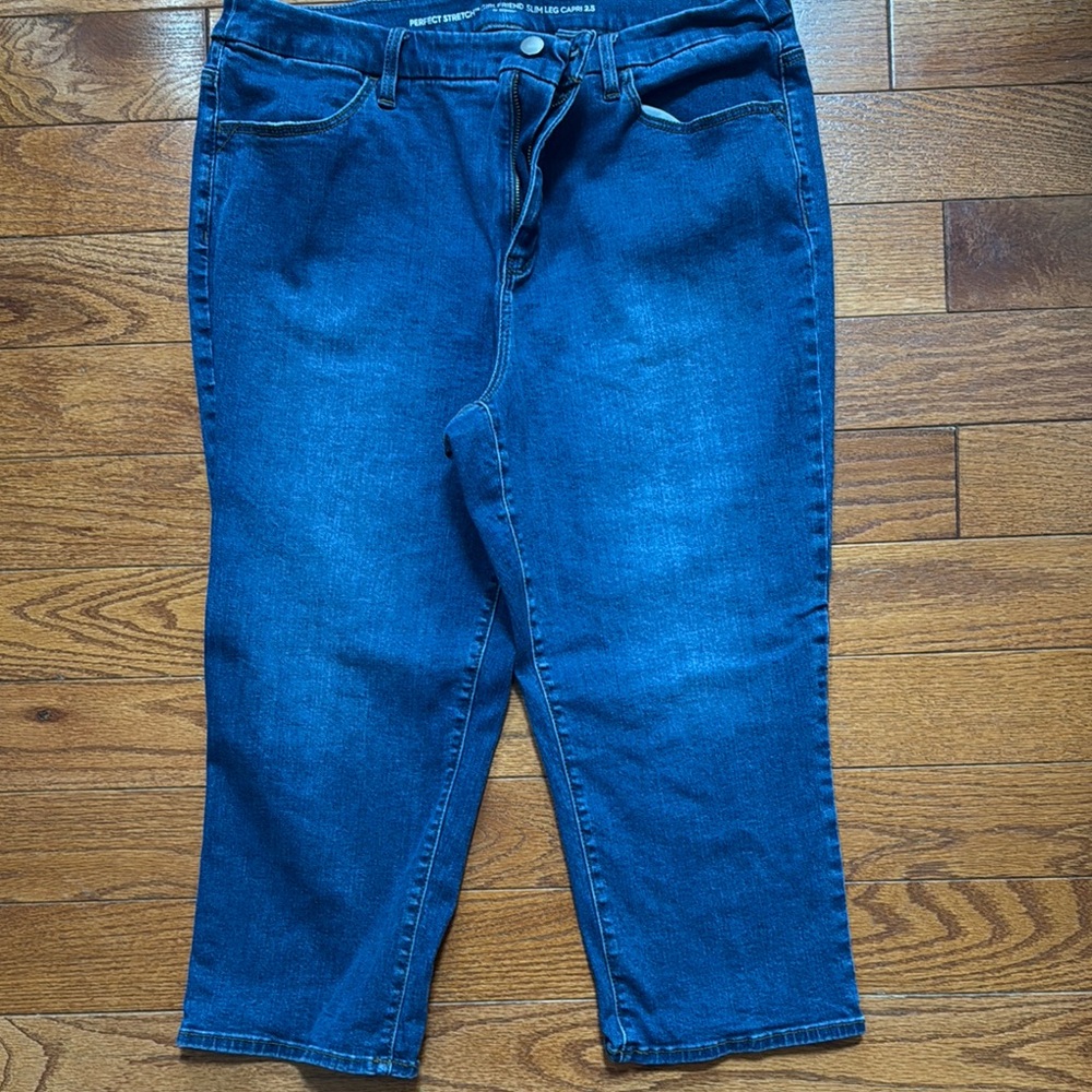 Chico's Perfect Stretch Denim Capris